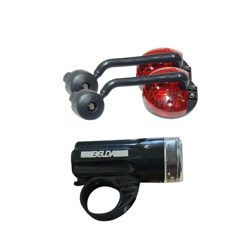 Espejos + Luz BELDA para bicicleta - 1