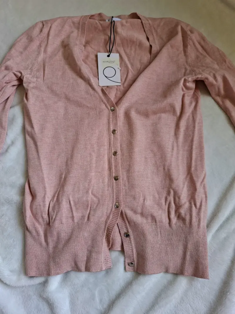 Cardigan rosado de mujer Marquis