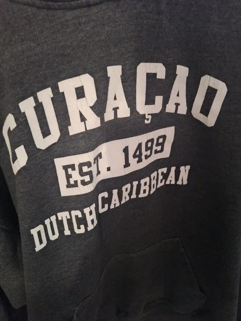 Polerón gris con capucha Curaçao Old Dock - 2