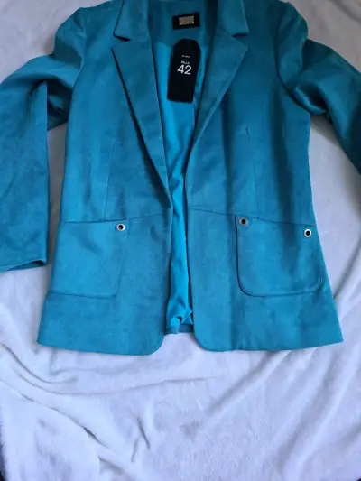 Blazer azul talla 42 para mujer ASH - miniatura 1