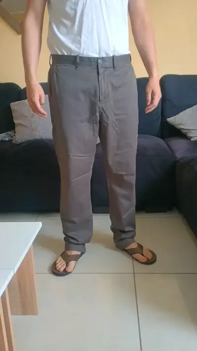 Pantalones de hombre color gris oscuro - miniatura 1