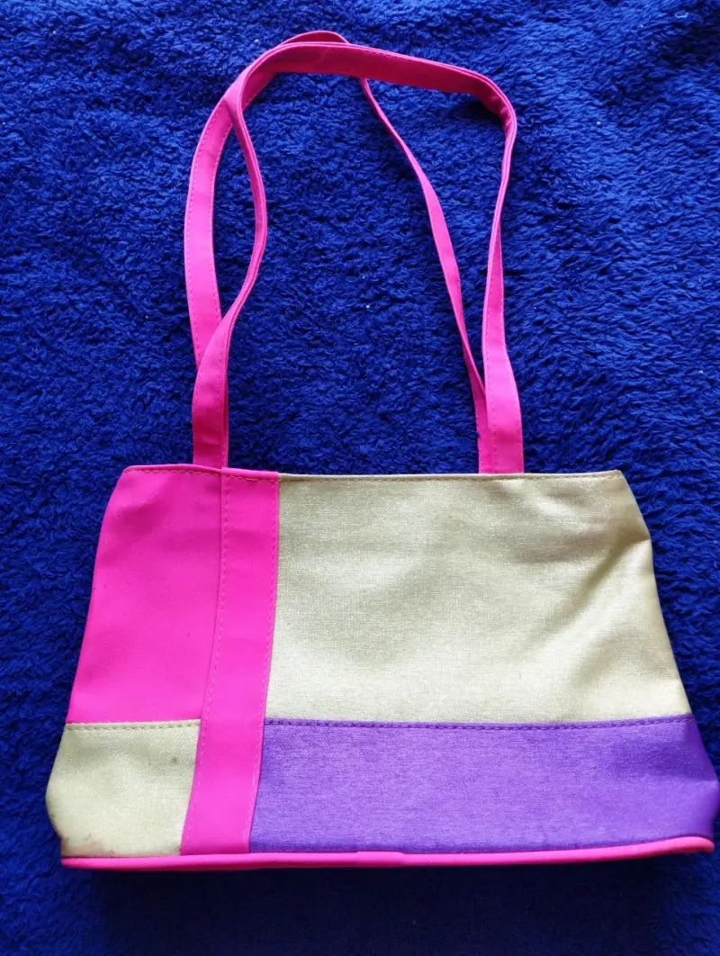 Bolso de hombro de cuero sintético - 3
