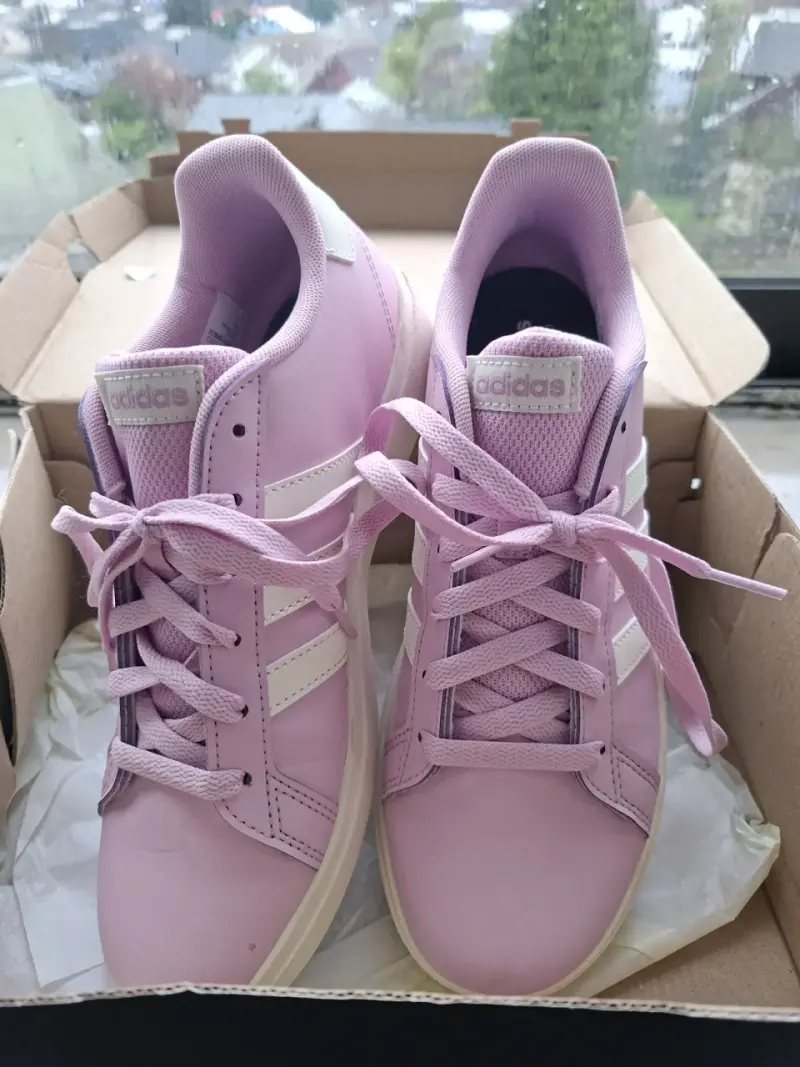 Zapatillas deportivas rosas Adidas para mujer 37 - 1