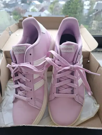 Zapatillas deportivas rosas Adidas para mujer 37 - miniatura 1