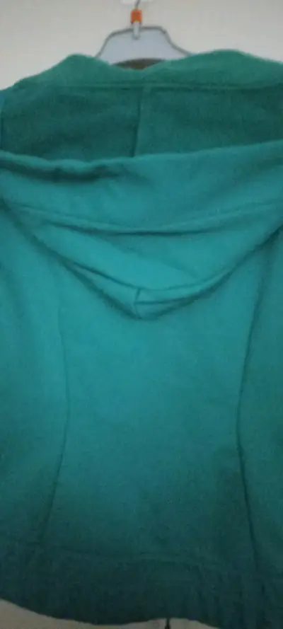 Chaqueta verde con capucha para mujer talla M - miniatura 2