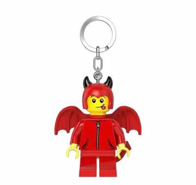 Llavero LED figura diablo LEGO con alas - miniatura 1