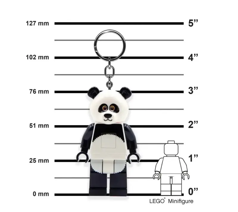 Llavero LED LEGO Panda con Luz - 3
