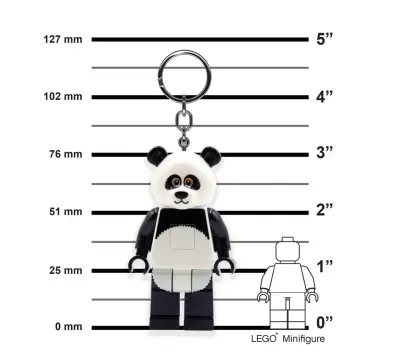 Llavero LED LEGO Panda con Luz - miniatura 3