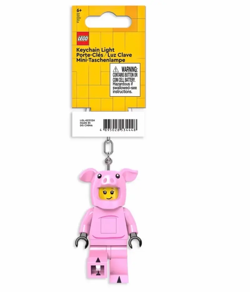 Llavero led LEGO Luz Mini Figura Cerdito
