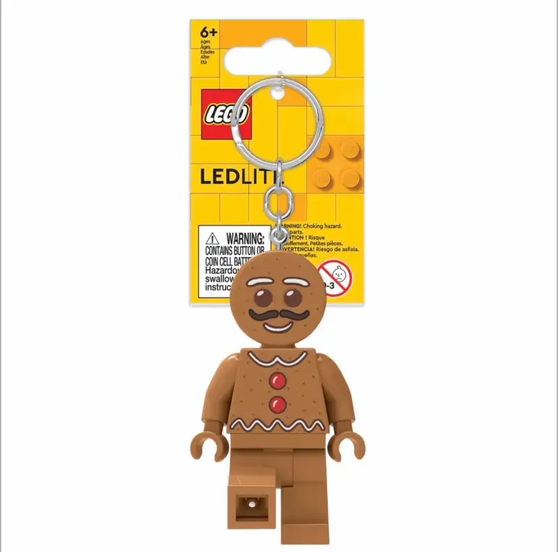 Llavero LED LEGO Hombre de Jengibre - 1