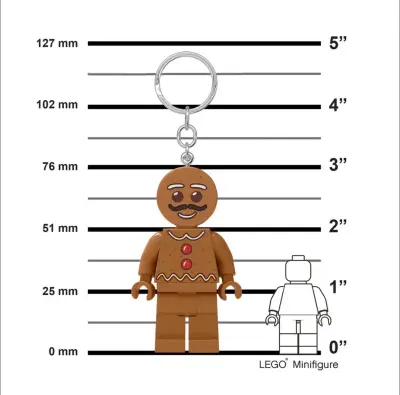 Llavero LED LEGO Hombre de Jengibre - miniatura 2