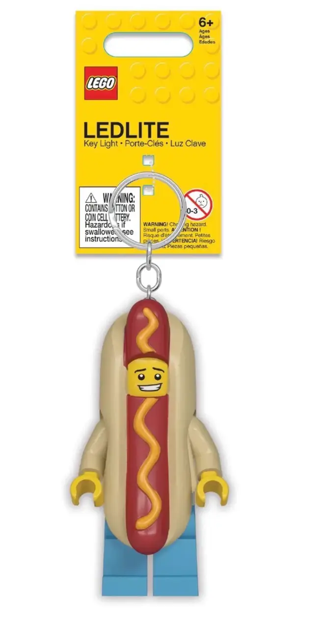 Llavero LED LEGO Hot Dog