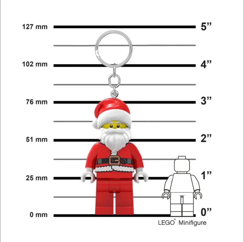 Llavero LED LEGO Santa Claus con luz - 2
