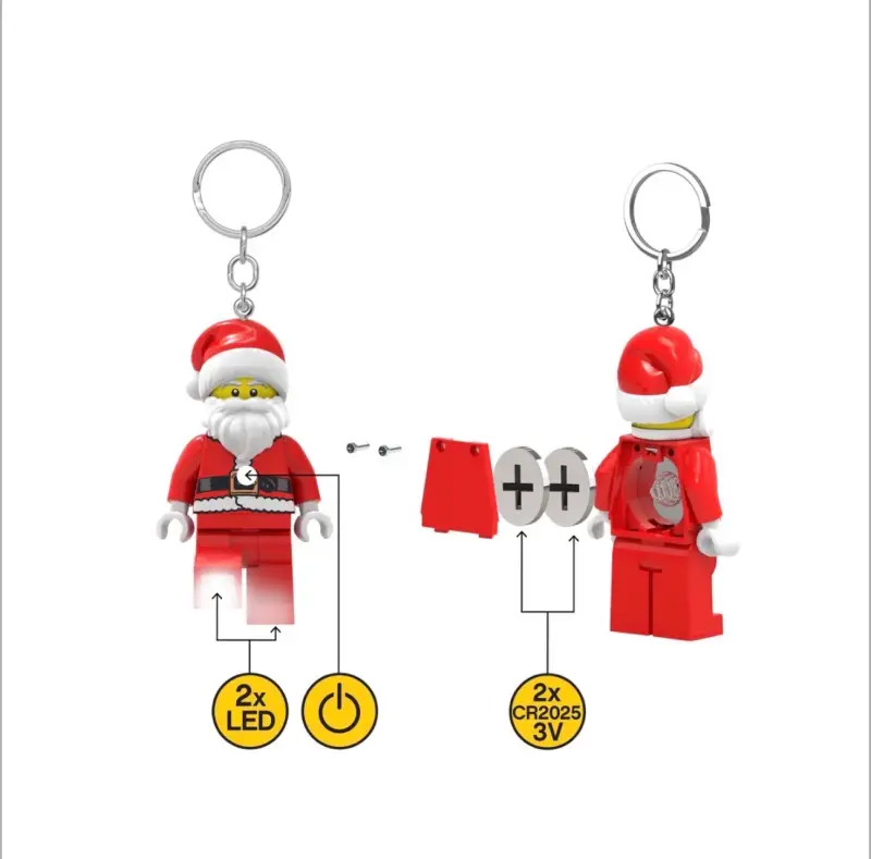 Llavero LED LEGO Santa Claus con luz - 3