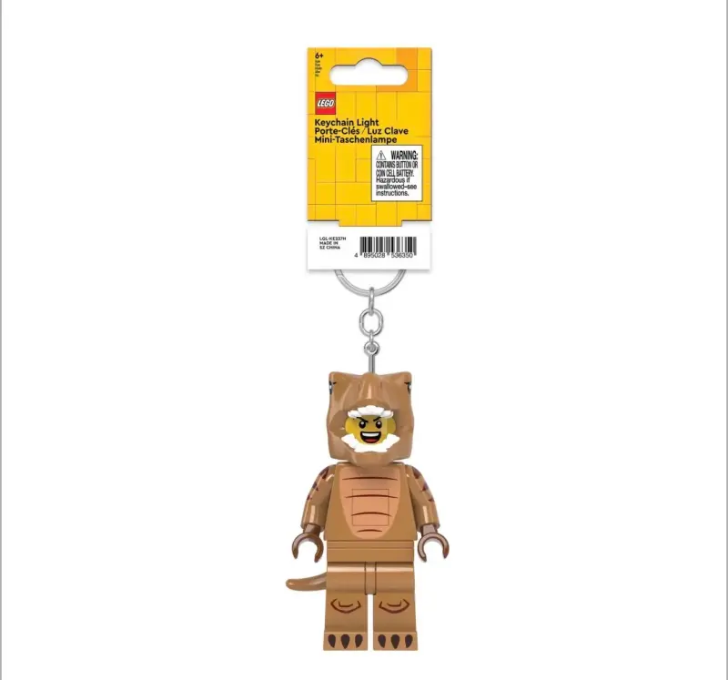 Llavero LEGO tiranosaurio con luz LED - 1