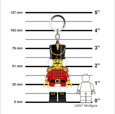Llavero Luz LED LEGO Minifigura cascanueces - miniatura 2