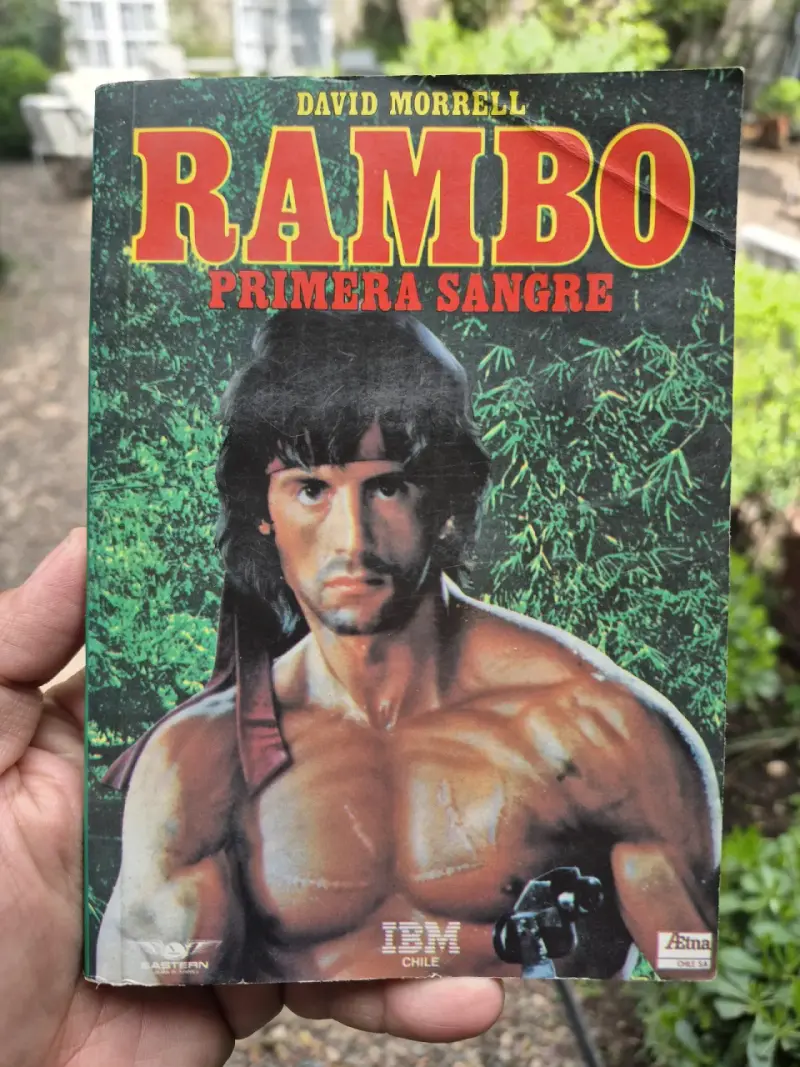 Libro Rambo Primera Sangre de David Morrell