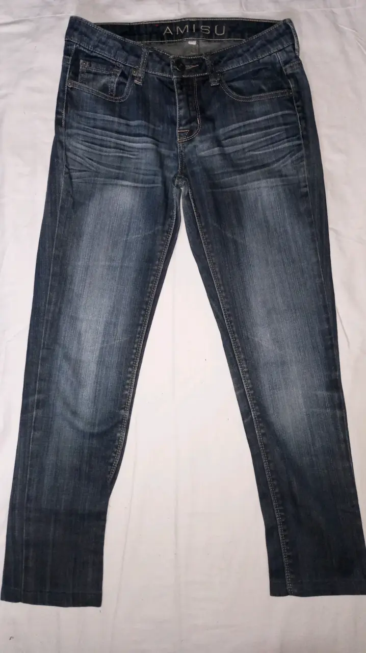 Jeans Amisu azul para mujer - 1