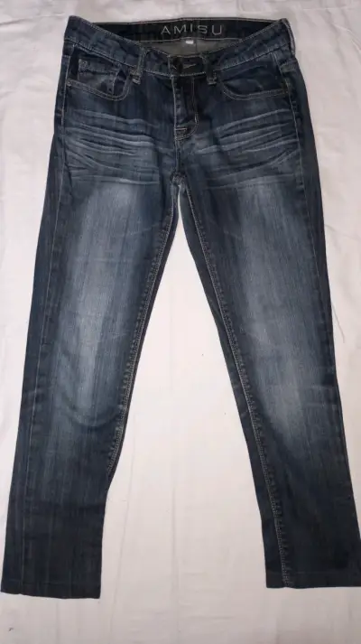 Jeans Amisu azul para mujer - miniatura 1