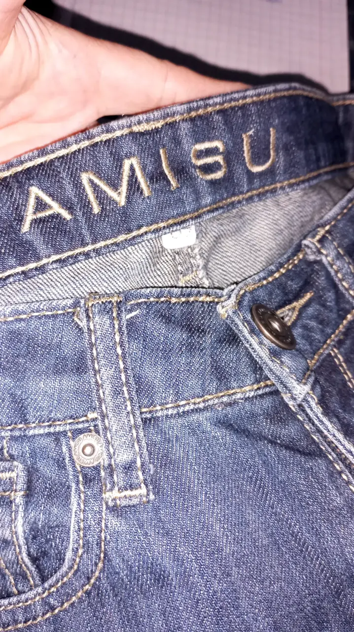 Jeans Amisu azul para mujer - 3