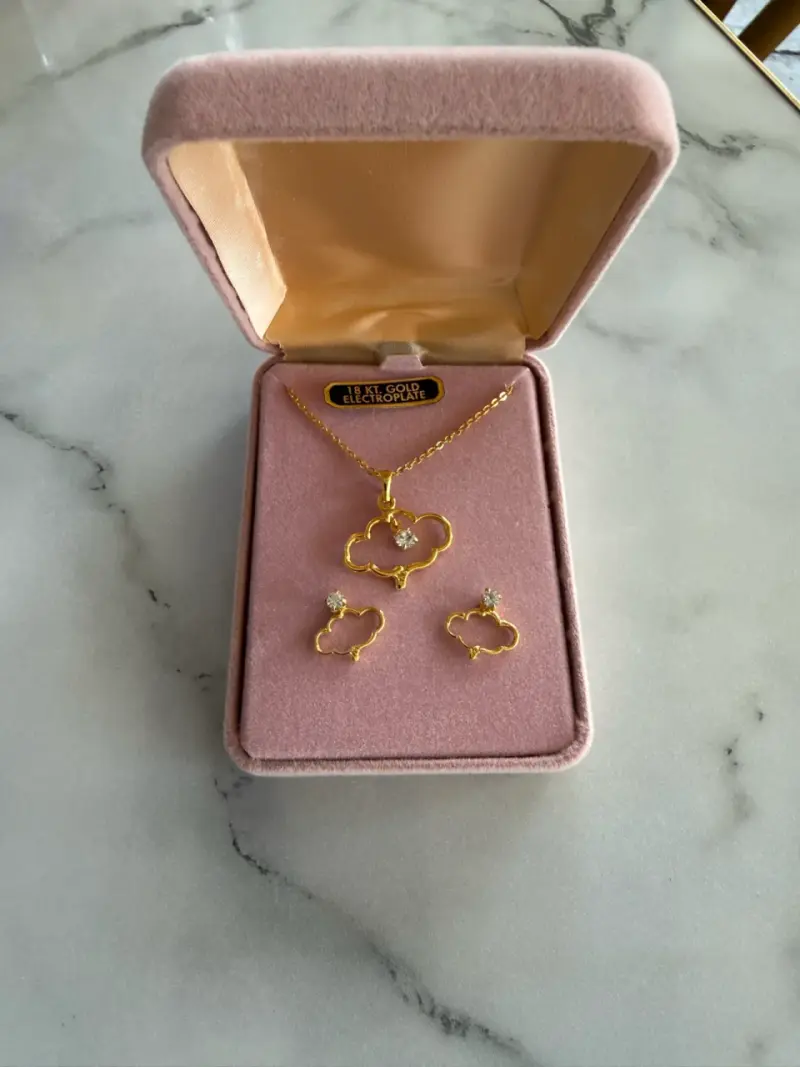 Joyita Nubeluz original chapada en oro 18K - 1