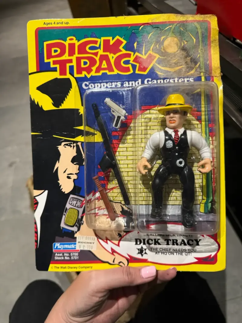 Figura de acción Dick Tracy original nueva sellada