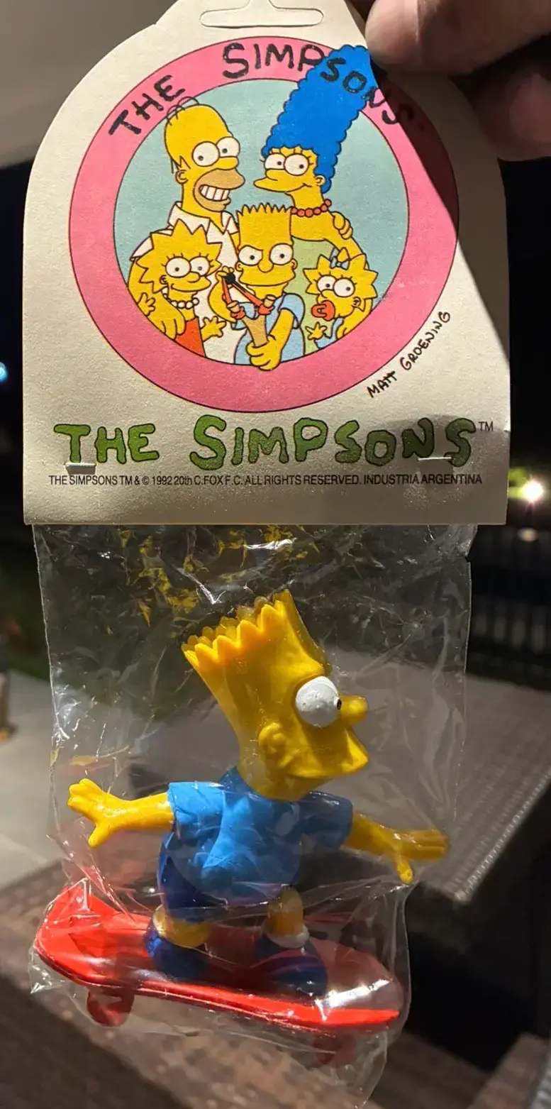 Figuras de Bart Simpson año 1992 original sellado - 4