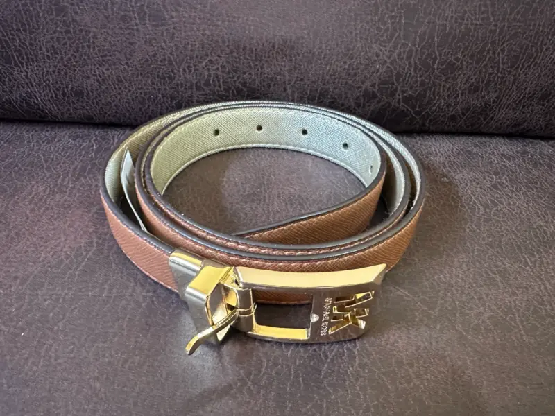 Cinturones Michael Kors de cuero y lona - 2