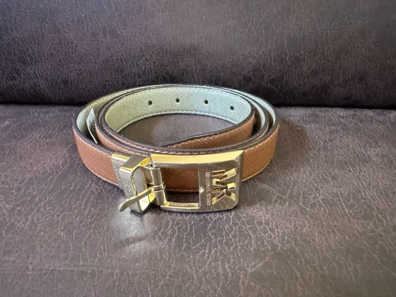Cinturones Michael Kors de cuero y lona - 3