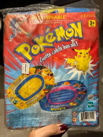 Bote inflable infantil Pokémon vintage original - miniatura 1