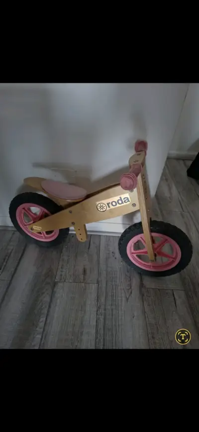 Bicicleta de equilibrio de madera Roda para niños - miniatura 1