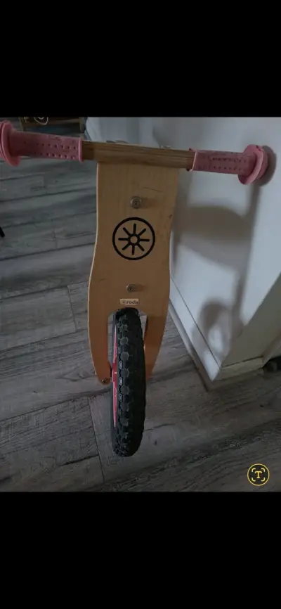 Bicicleta de equilibrio de madera Roda para niños - miniatura 2