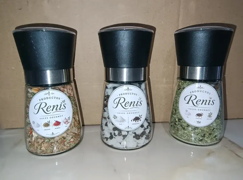 Set de Molinillos de Sales Gourmet Renis - 2