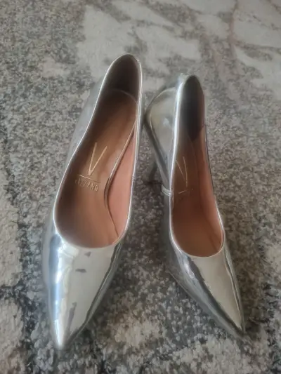 Zapatos de Tacón Plateados Vizzano - miniatura 1