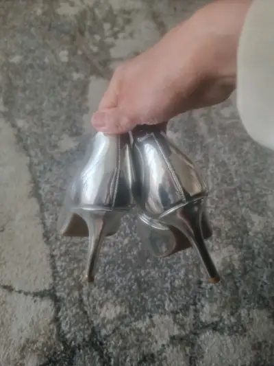 Zapatos de Tacón Plateados Vizzano - miniatura 2