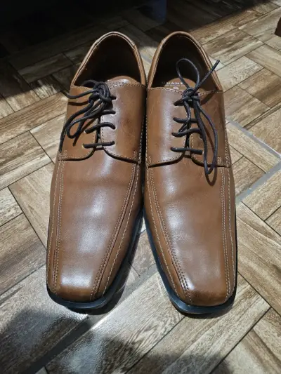Zapatos de vestir marrones para hombre - miniatura 1