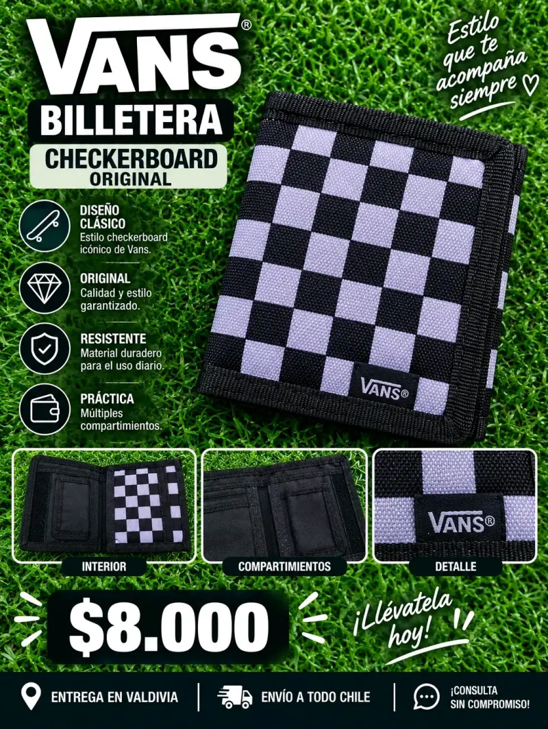 Billetera Vans Checkerboard Original - 1