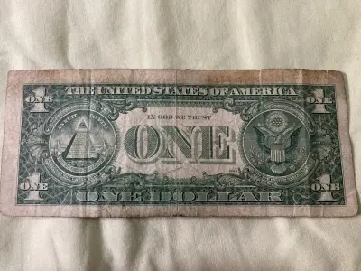 Billete Antiguo 1 Dólar Serie 1977 A - miniatura 3