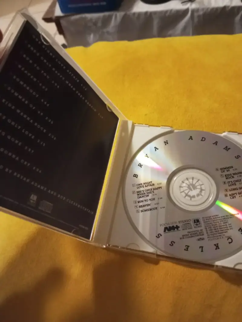 CD Bryan Adams - Reckless (Edición Japonesa POCM-1 - 3