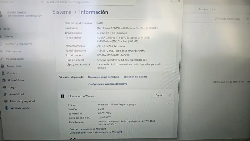 Laptop Acer Nitro 5 con AMD Ryzen 7 y NVIDIA GTX - 4