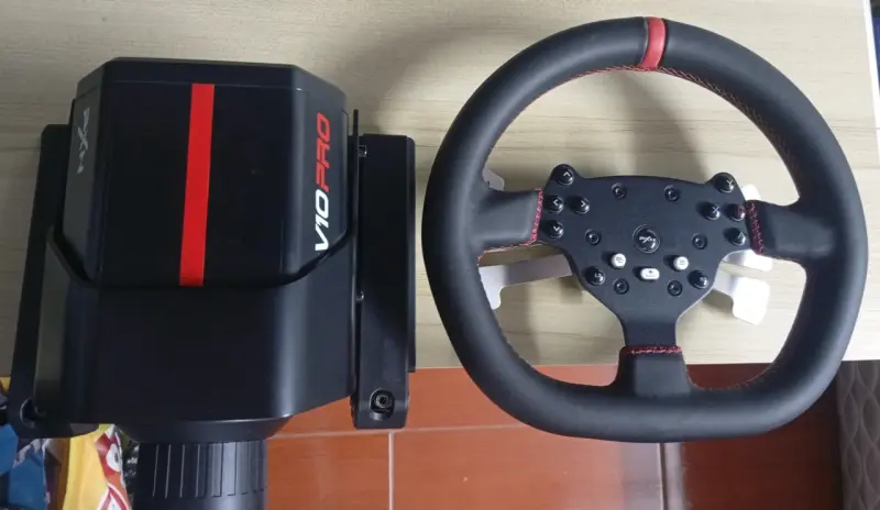 Volante PXN V10 Pro con pedales - 1