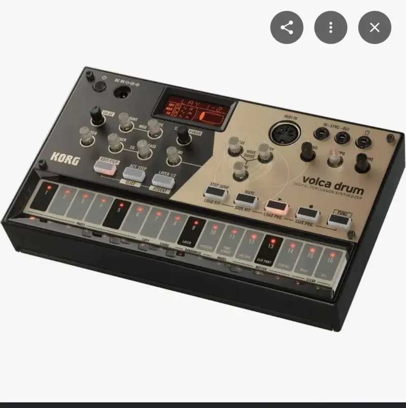 Sintetizador de percusión digital Korg Volca Drum