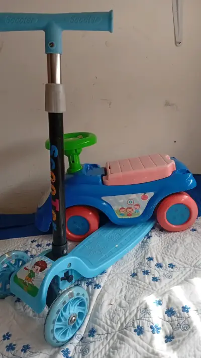 Scooter infantil ajustable, camioncito andador - miniatura 1