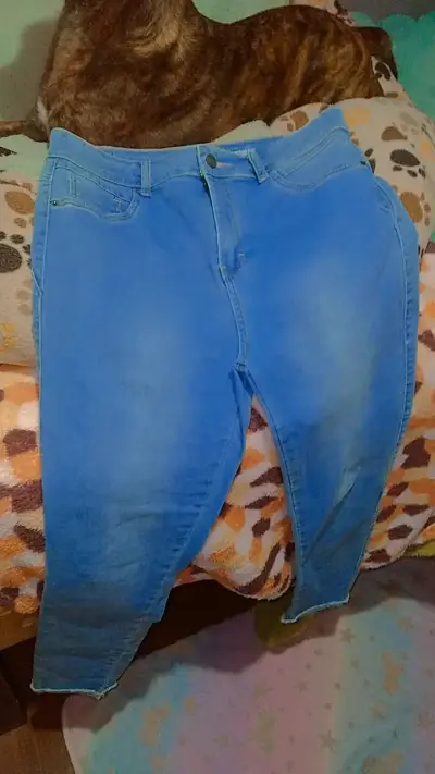 Jeans azules para mujer talla grande - miniatura 1