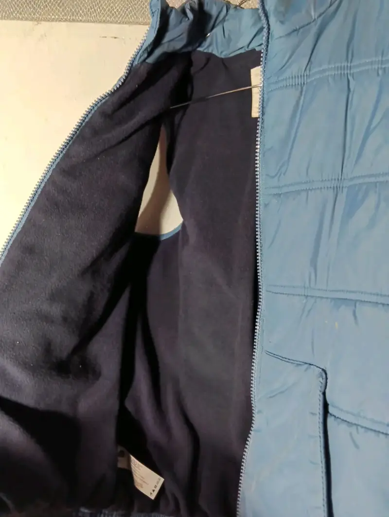 Parka sin mangas de color azul para niño - 2