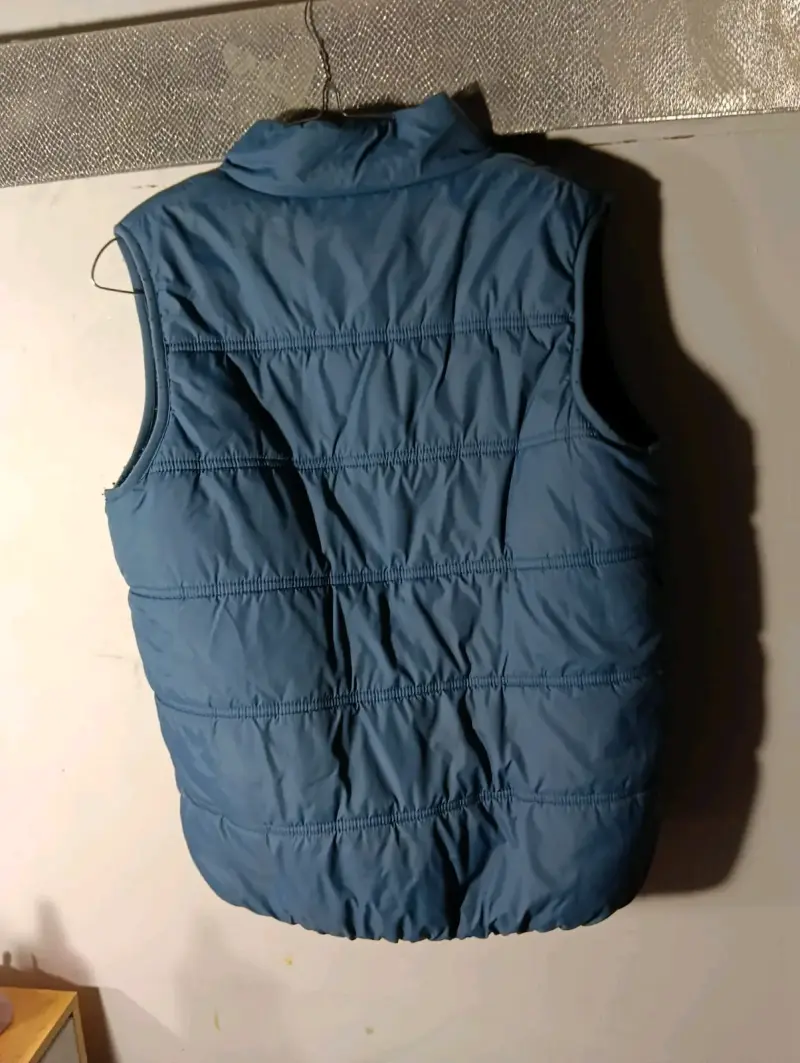 Parka sin mangas de color azul para niño - 3