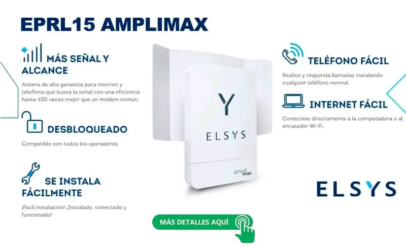 Antena Amplificadora Elsys Amplimax EPRL15 - 2