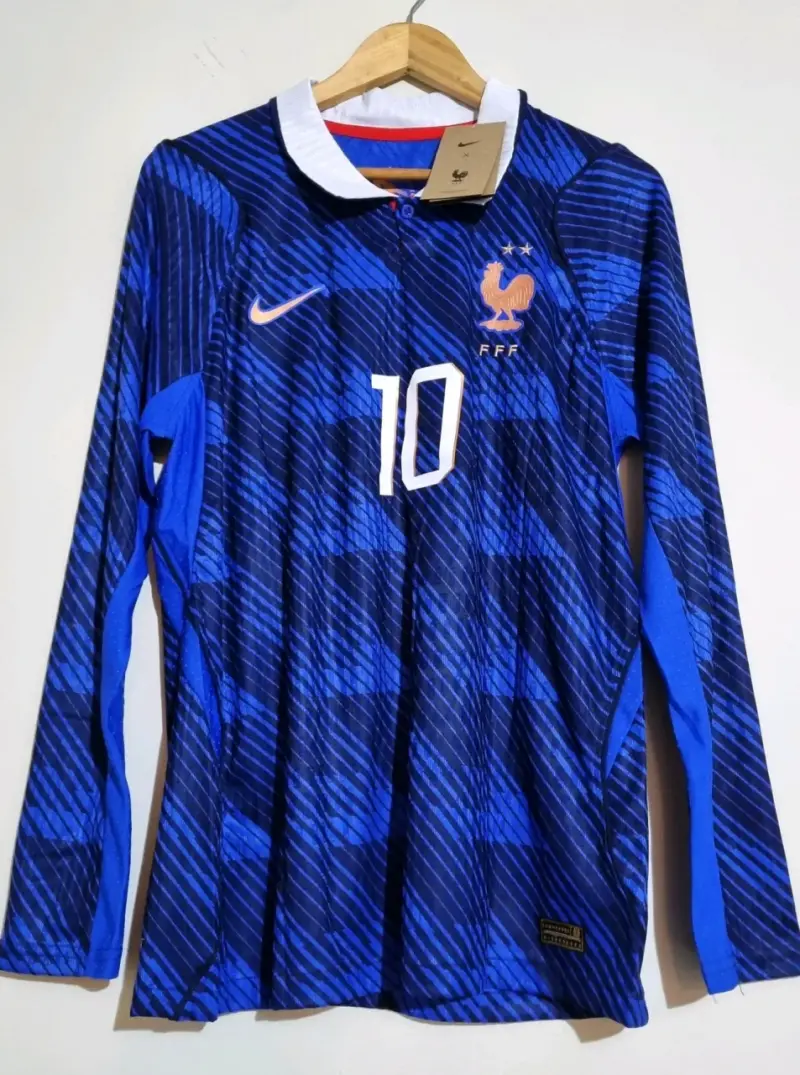 Camiseta Francia Mbappé 10 manga larga - 1