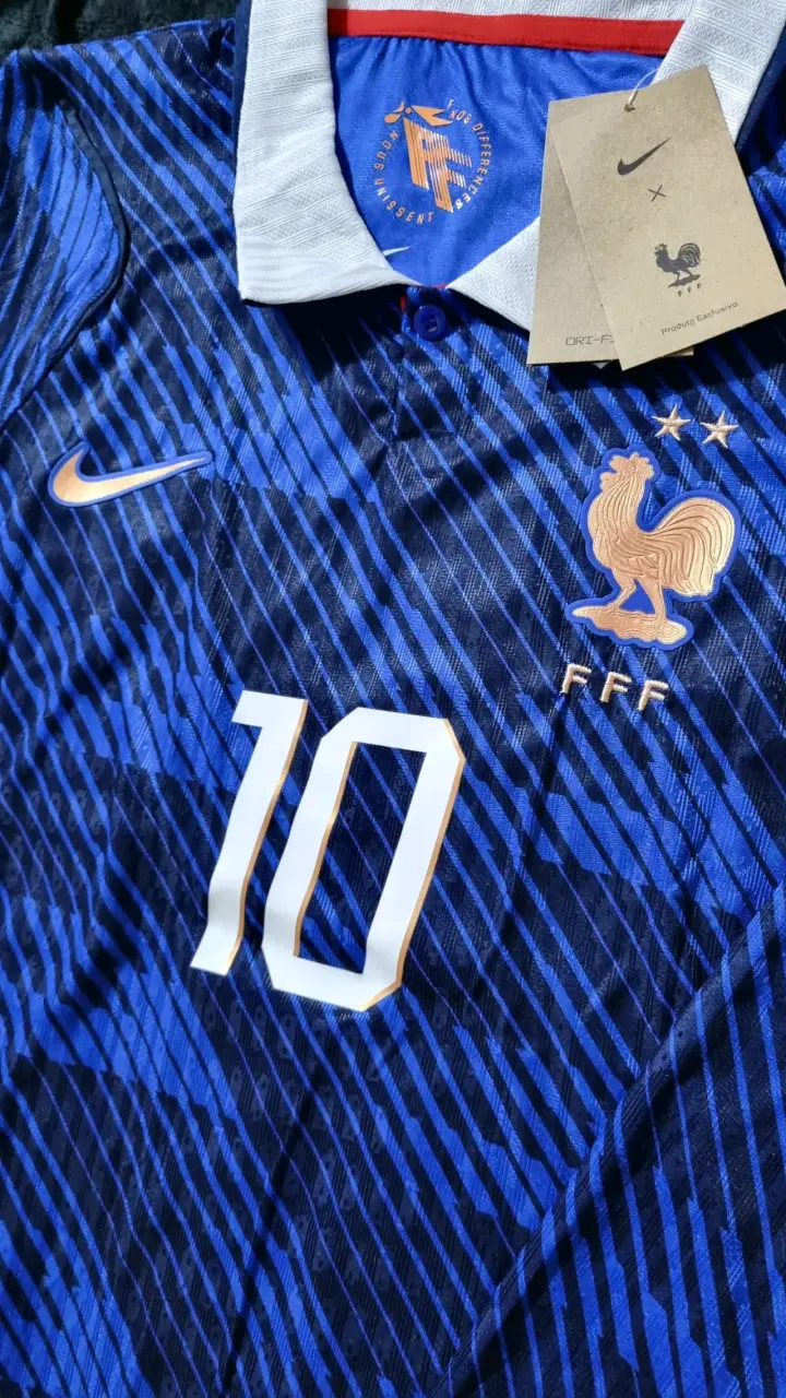 Camiseta Francia Mbappé 10 manga larga - 3
