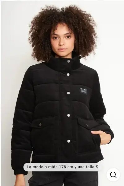 Chaqueta Puffa negra Wild Lama S/M - miniatura 5